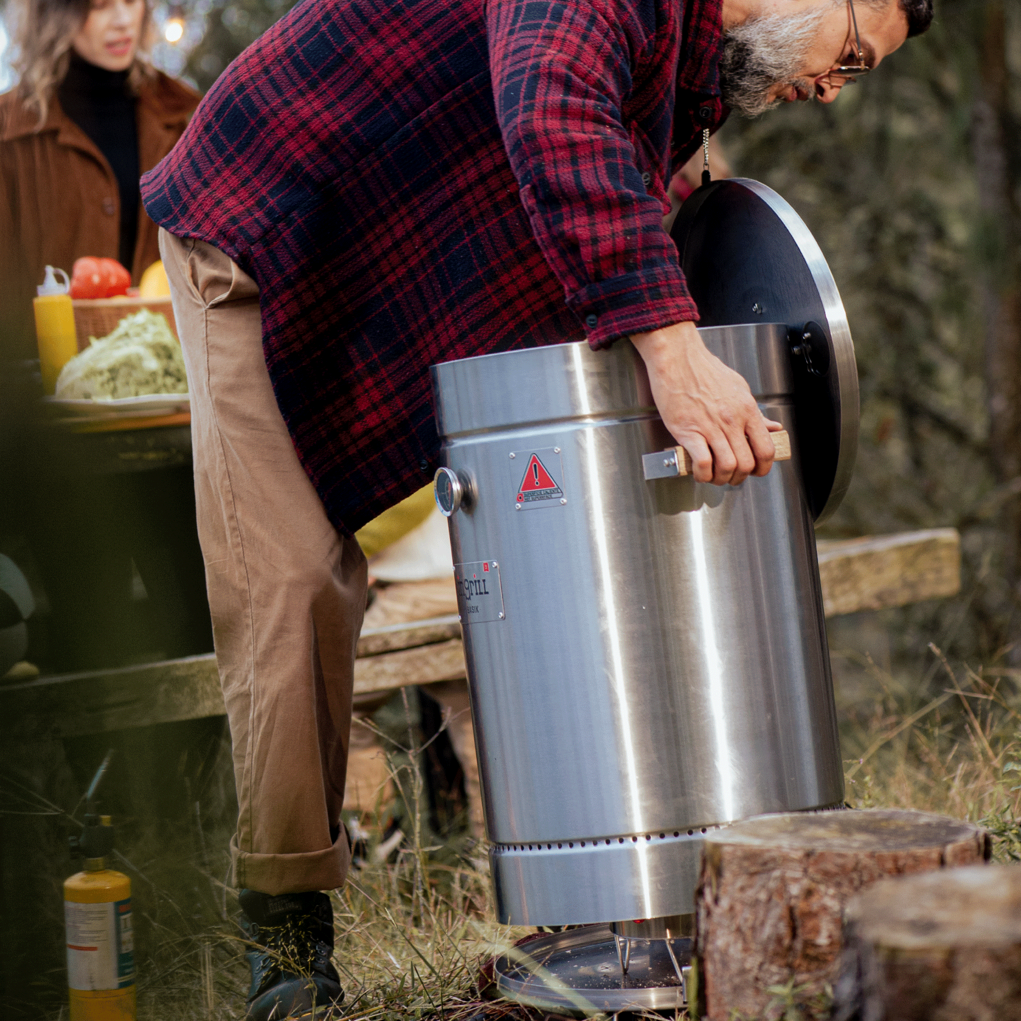 Ahumador mediano basik